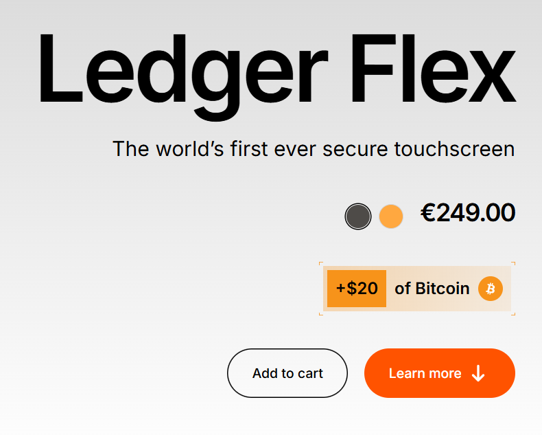 Save $20 on Ledger Wallets