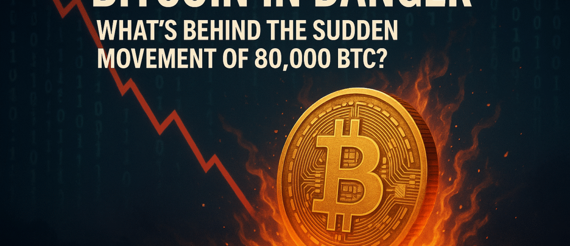 Bitcoin in Danger? The Mysterious Movement of 80,000 BTC Sparks Panic and Theories