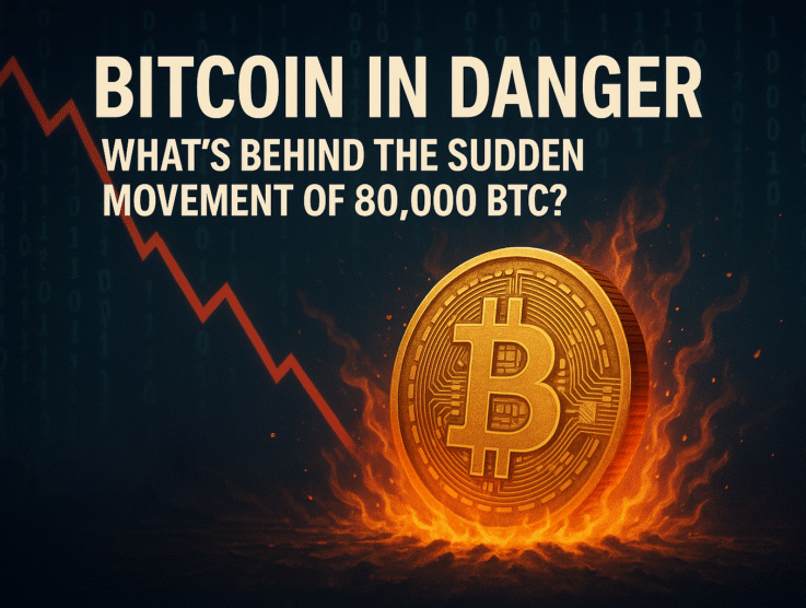Bitcoin in Danger? The Mysterious Movement of 80,000 BTC Sparks Panic and Theories